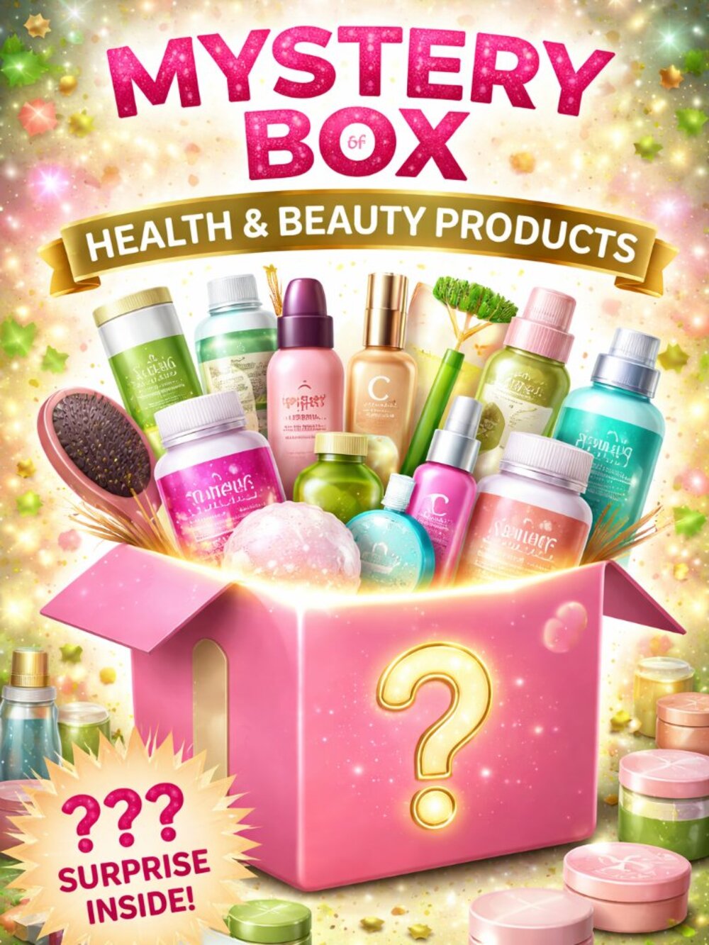 Mystery Box  ofHealth and Beauty Products 16-20 pcs